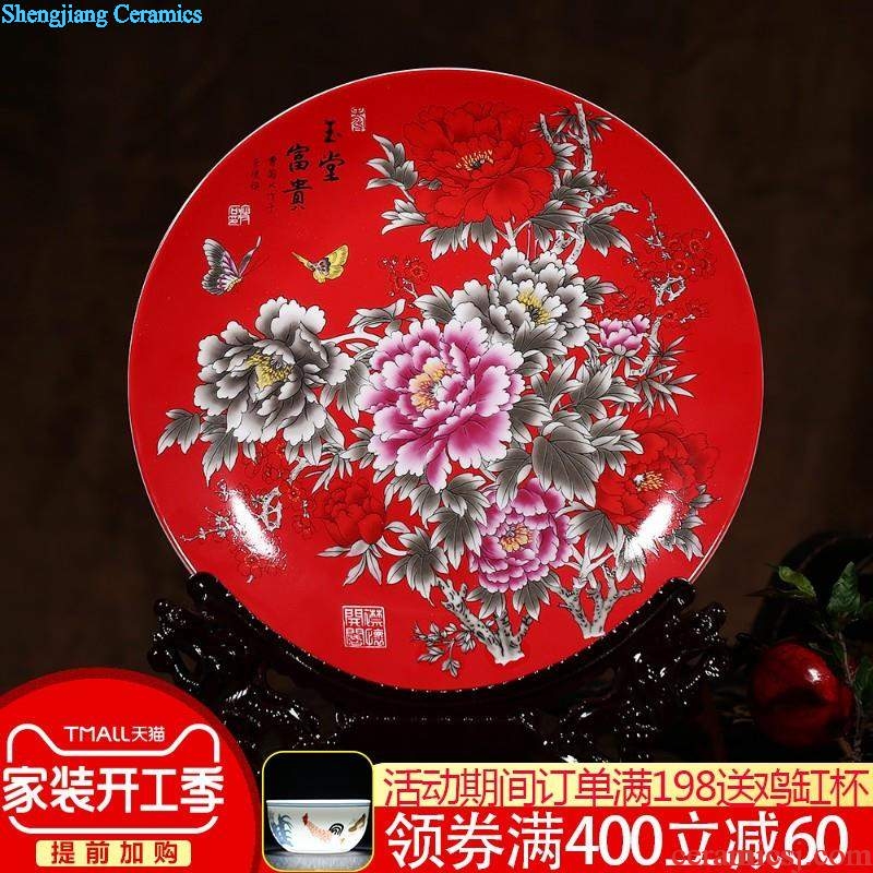 Jingdezhen ceramics vase sitting room place flower arranging the modern home decoration floret bottle wine ark adornment handicraft