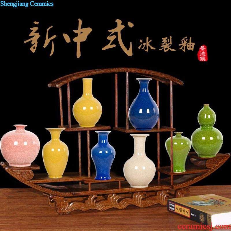 Jingdezhen ceramics China red large vases, flower arrangement home sitting room new adornment large-sized furnishing articles