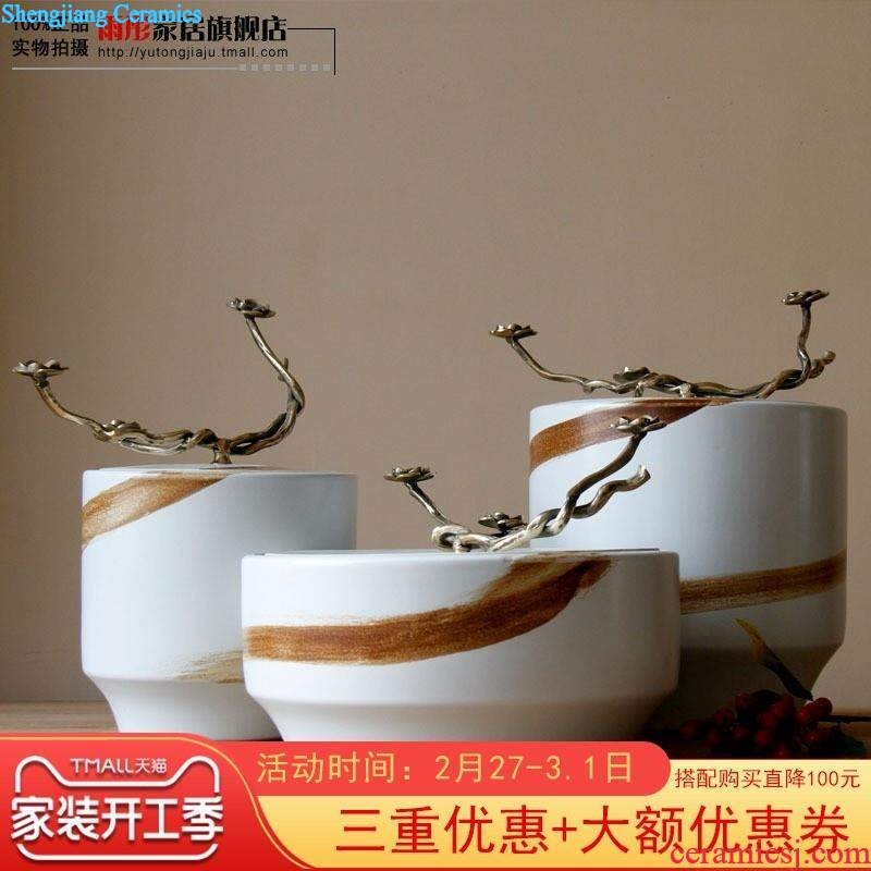 Jingdezhen ceramic creative home hand made porcelain to chant buddhist scripture reading the young monk ceramics handicraft furnishing articles