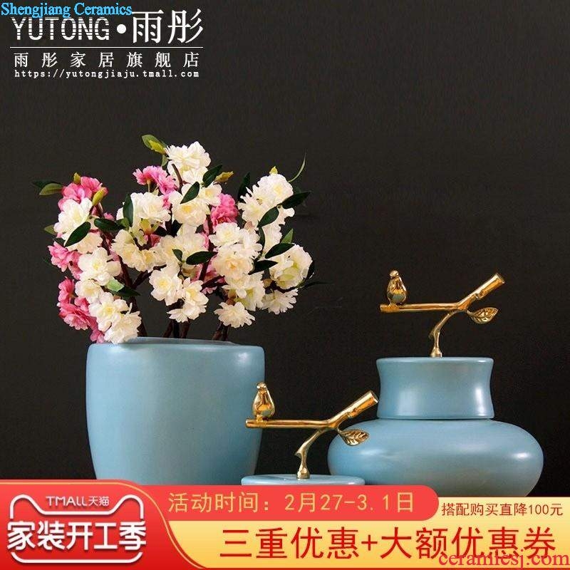 Ceramic horsehead shadow celadon manual shadow celadon home furnishing articles furnishing articles of jingdezhen ceramics decoration