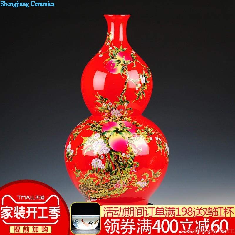 Jingdezhen ceramics floret bottle of modern fashion contracted sitting room home decoration decoration is placed flowers inserted