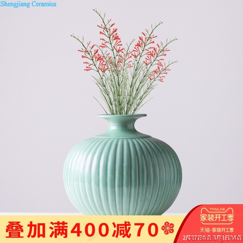 E009 jingdezhen ceramic in the spring of the ancient philosophers make merry figure vase household furnishing articles furnishing articles The new