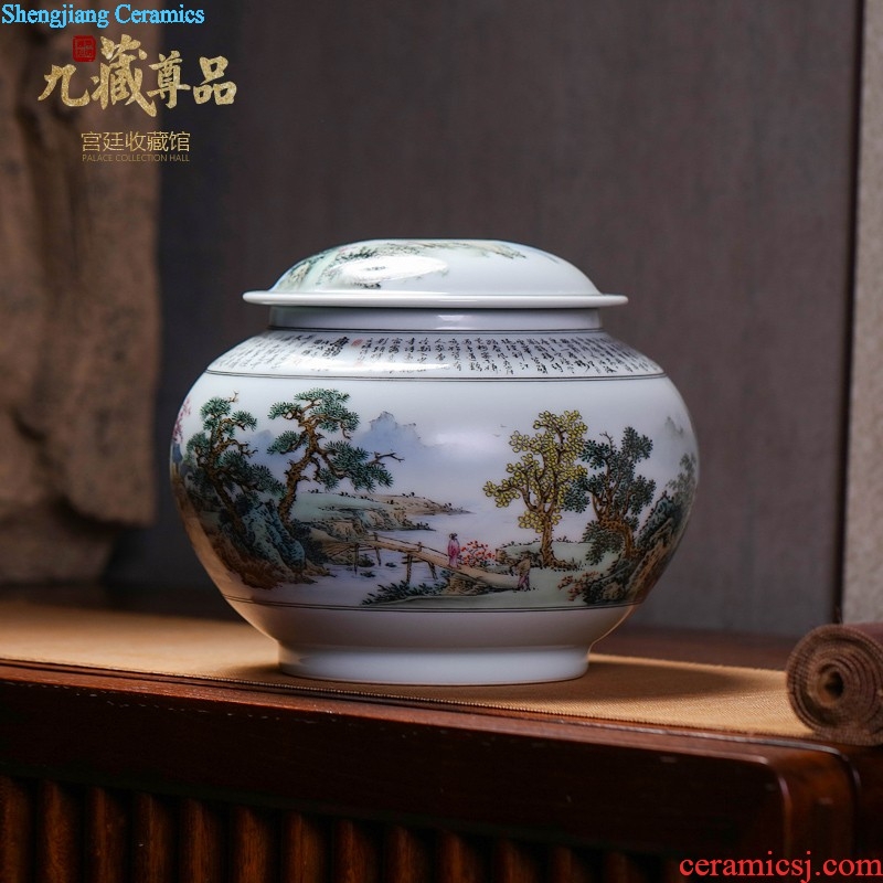 Jingdezhen ceramic Feng Huiying hand-painted month is motherland porcelain plate painter adornment picture hanging in the sitting room is placed