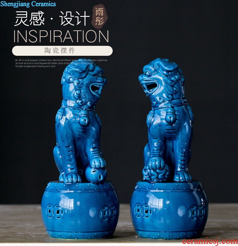 Jingdezhen ceramic monk by hand Tea pet birthday gift ideas in the new seats in furnishing articles furnishing articles shadow celadon tea