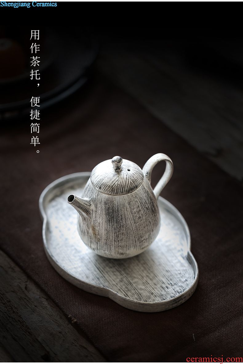Drink to household small tea ware coarse pottery kung fu tea pot mini single pot of gold kiln ceramic filter the teapot