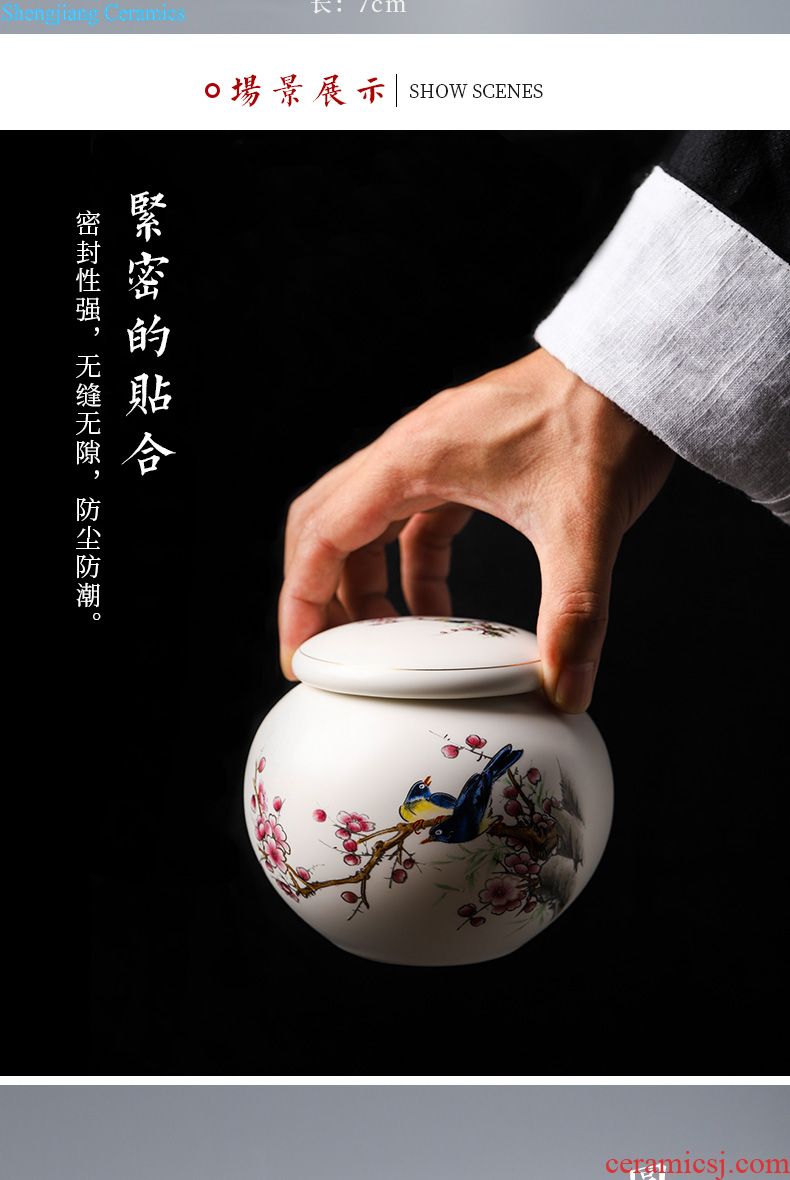 Jingdezhen ceramic household archaize earthenware bubble wine wine jar it 10 jins 20 jins hip flask bottles with tap