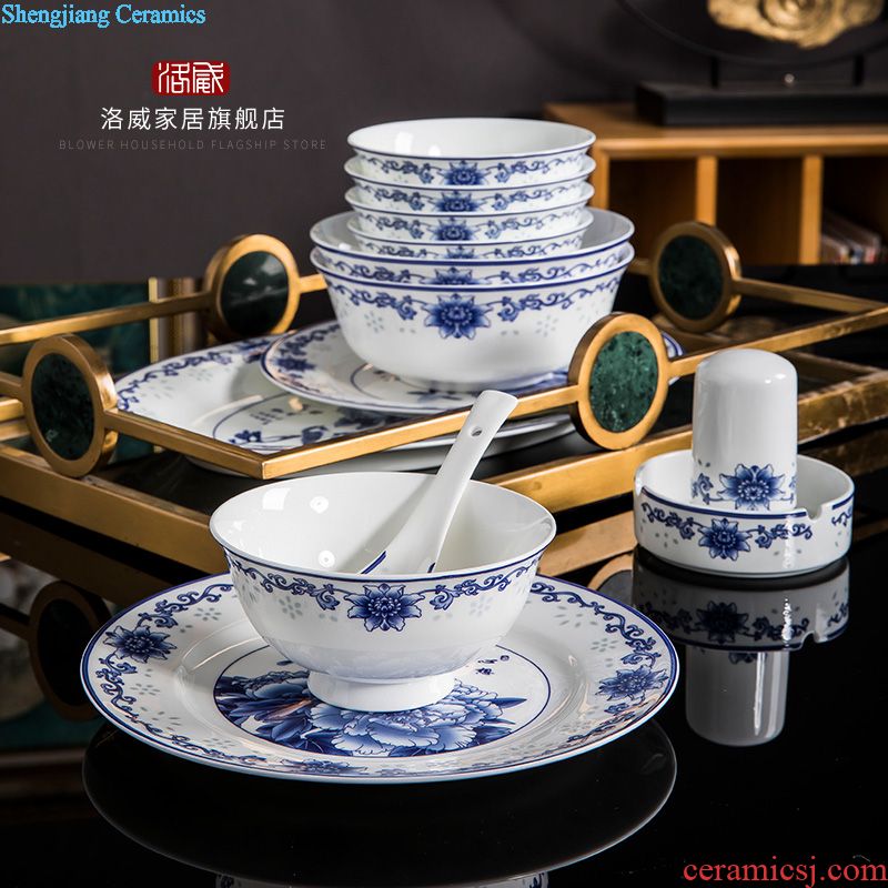 Travel tea set suit portable package a pot of two glass ceramic crack 4 cups of outdoor tourism kung fu tea set