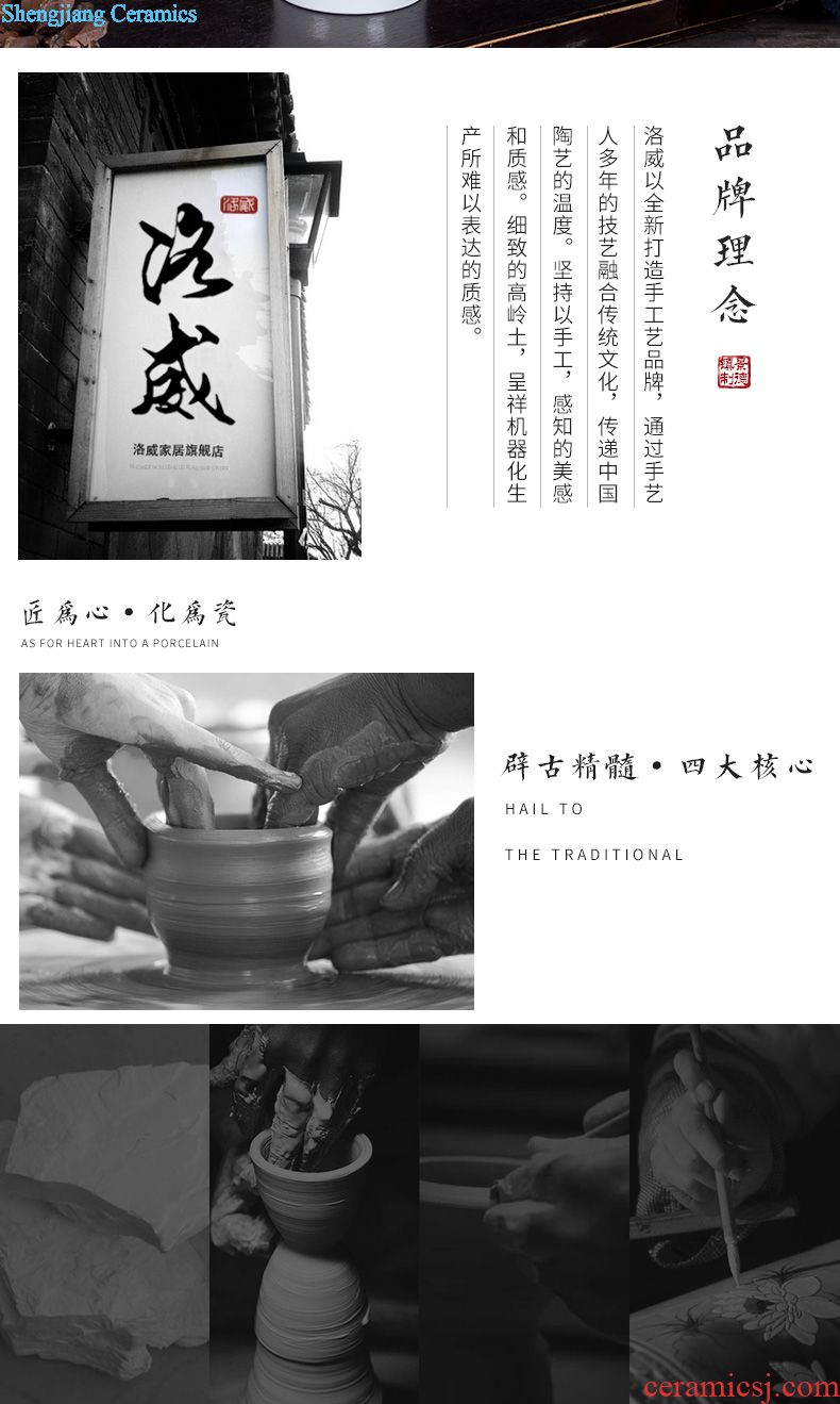 Kung fu tea set home office red glaze ceramic teapot teacup tea tray set of jingdezhen Chinese style wedding