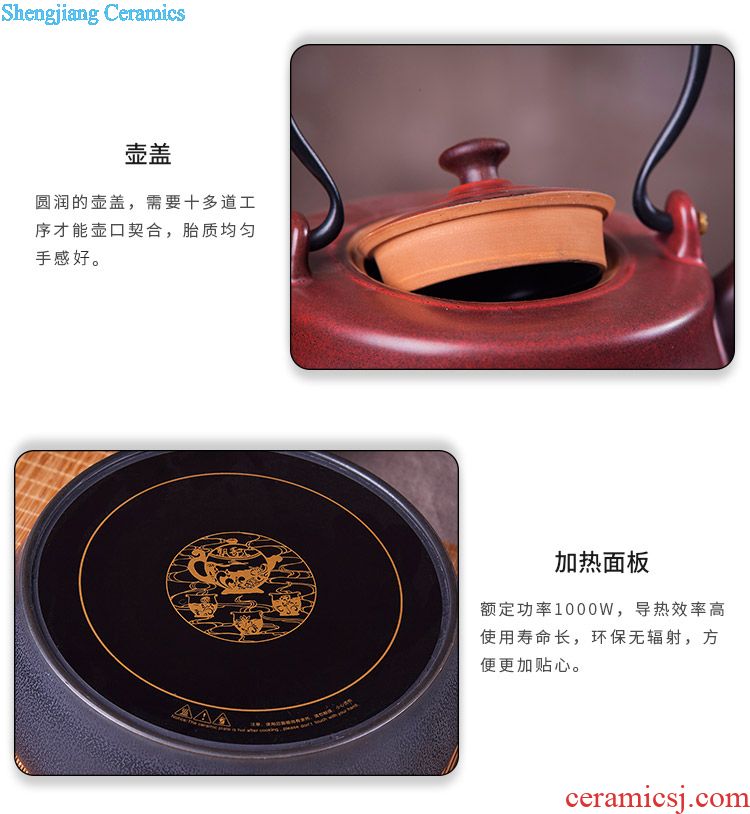 Ceramic barrel household contracted ricer box storage barrel 10 kg20 jin to Chinese style with cover seal storage tank moistureproof worm