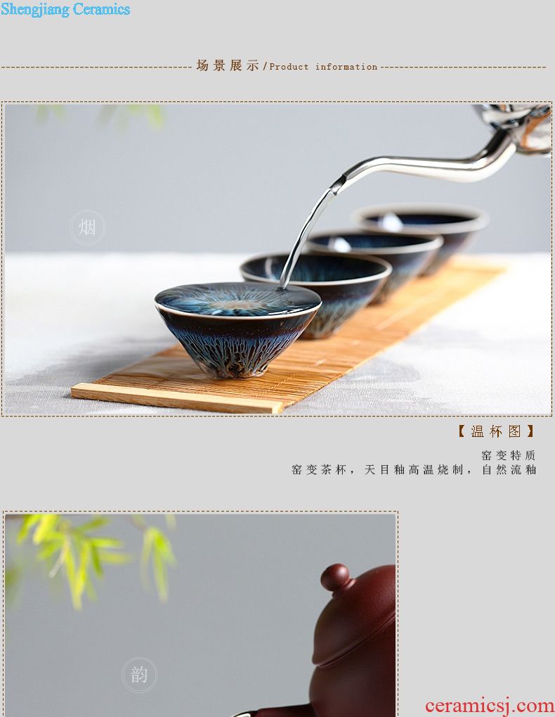 Three frequently variable cup masters cup Jingdezhen ceramic kung fu tea cup single cup sample tea cup S42162