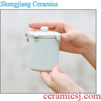 Three frequently gentleman sample tea cup Kung fu tea sets master cup single cup jingdezhen ceramic tea set S42134