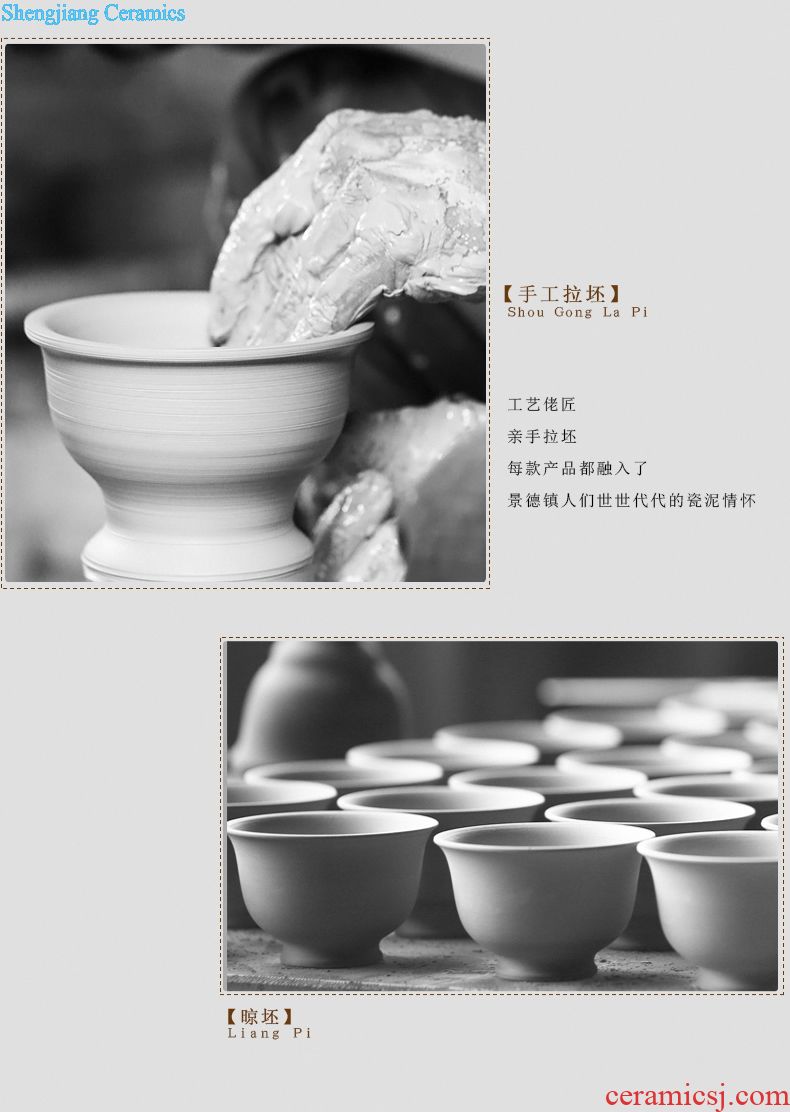 The three frequently kung fu jingdezhen ceramic cups manual hand-painted blue and white porcelain tea set small single cup S43010 sample tea cup