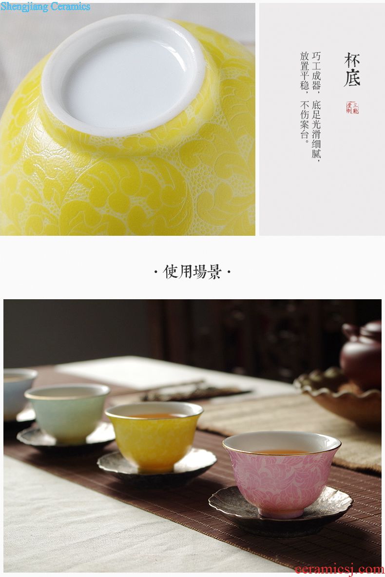 The three frequently your kiln master cup of jingdezhen ceramic cups sample tea cup S44042 kung fu tea set personal single cup