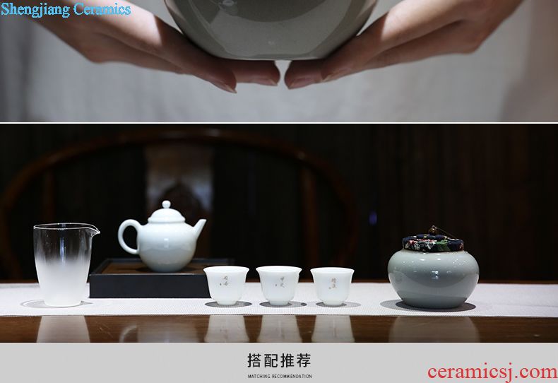 Three frequently hall your kiln cups Sample tea cup personal jingdezhen ceramics slicing can raise master cup single cup S44008