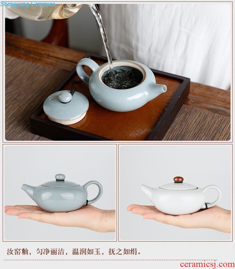 Three frequently hall your kiln cups Jingdezhen S44025 kung fu tea master cup single cup sample tea cup of black tea cup