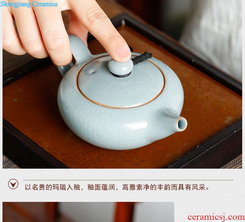 Three frequently hall your kiln cups Jingdezhen S44025 kung fu tea master cup single cup sample tea cup of black tea cup