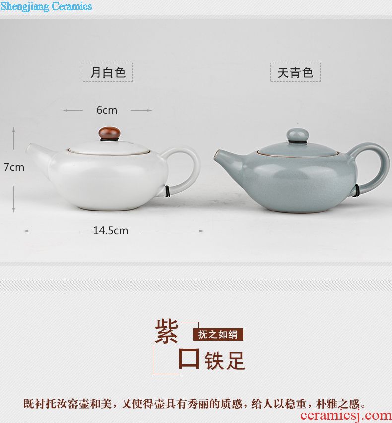 Three frequently hall your kiln cups Jingdezhen S44025 kung fu tea master cup single cup sample tea cup of black tea cup