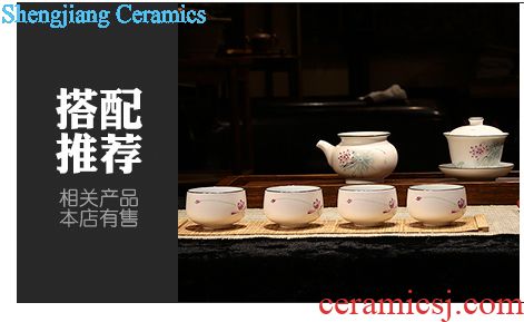 Three frequently hall your kiln flower vase of jingdezhen ceramic art creative flower tea art flower arranging furnishing articles S73033 by hand