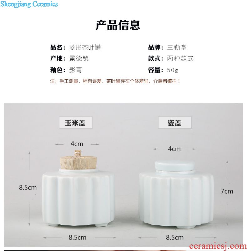 Three frequently hall your kiln flower vase of jingdezhen ceramic art creative flower tea art flower arranging furnishing articles S73033 by hand