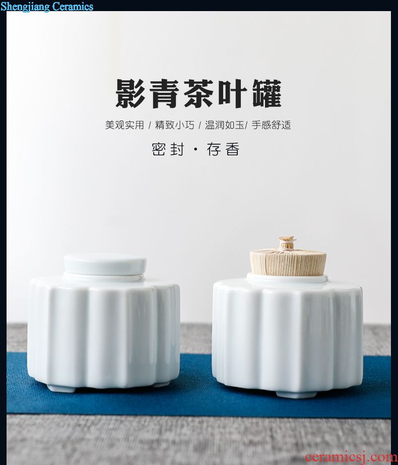 Three frequently hall your kiln flower vase of jingdezhen ceramic art creative flower tea art flower arranging furnishing articles S73033 by hand