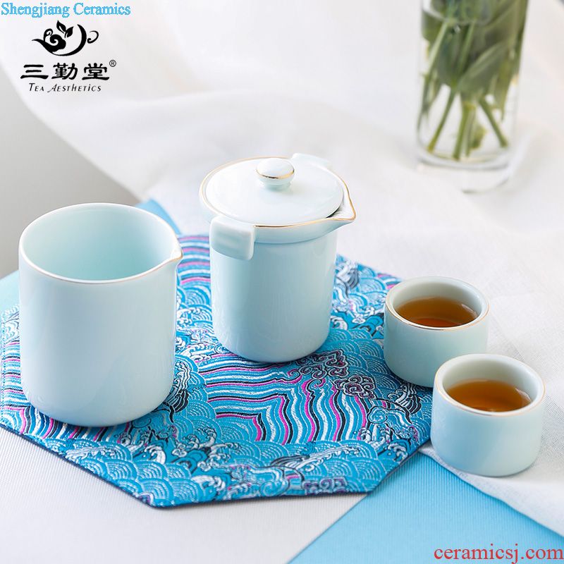 Three frequently hall master cup small jade porcelain of jingdezhen ceramic cups kung fu tea set personal best tea cup