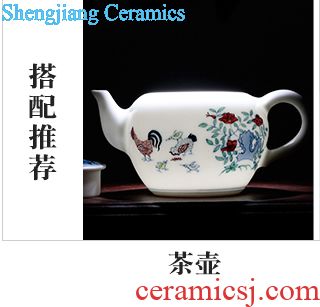Three frequently cup saucer dish Jingdezhen ceramic cup mat tea ceremony parts S04012 high-white porcelain teacup