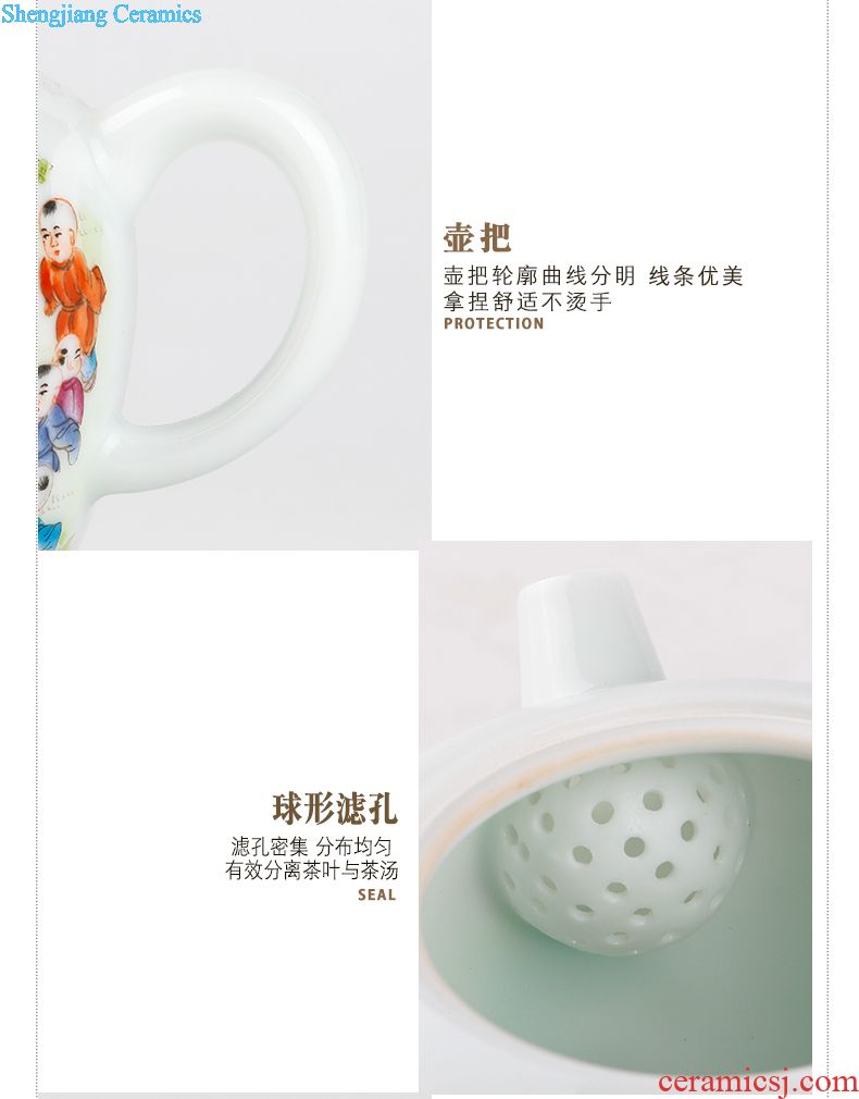 The three frequently caddy ceramic seal cans Celadon home portable small mini POTS awake with you travel