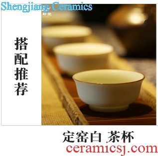 Three frequently hall your kiln puer tea cups masters cup sample tea cup S44032 jingdezhen ceramic kung fu tea set single cup