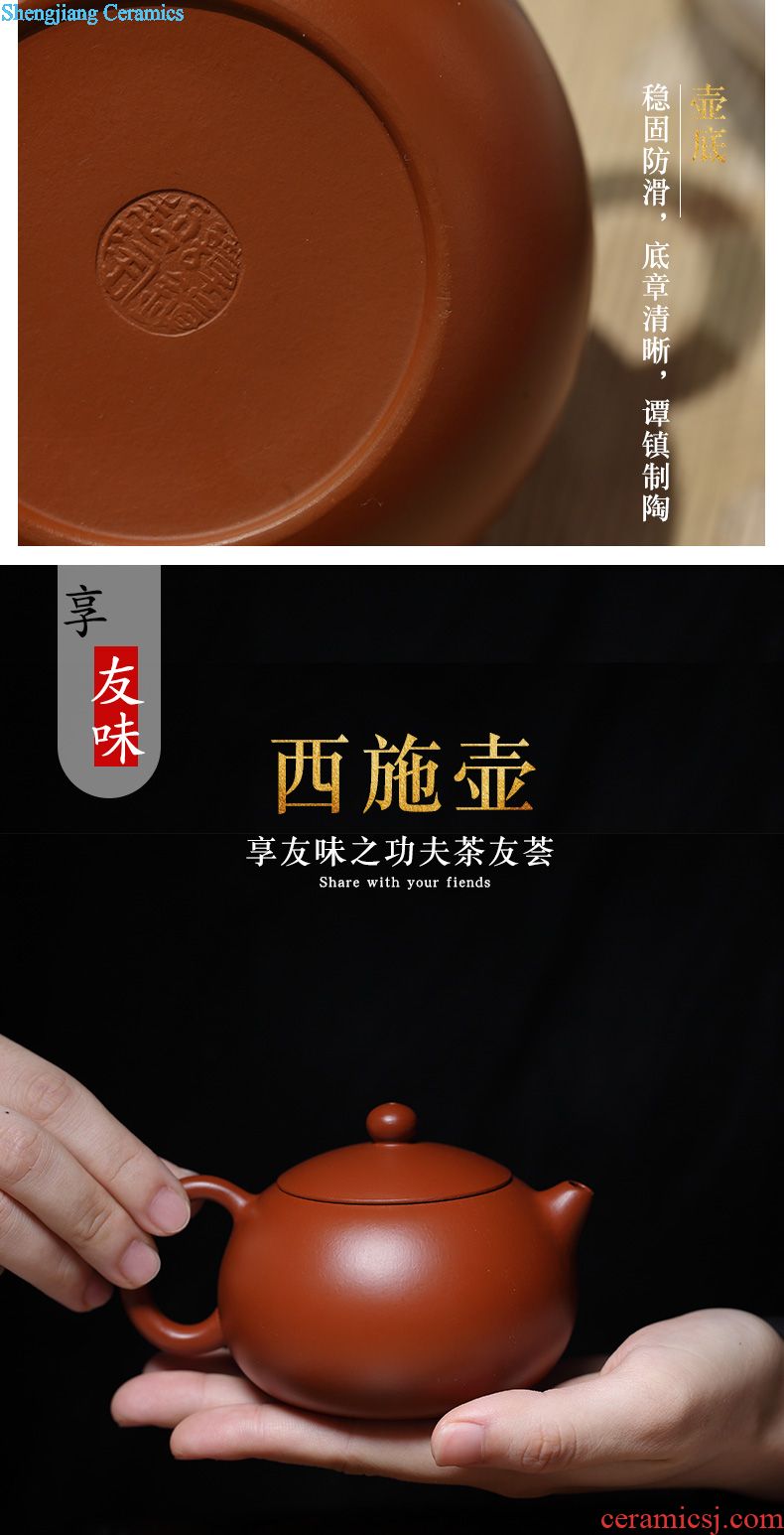 The three frequently little penguin tea set of a complete set of jingdezhen ceramic kung fu tea tray suit ST1017 portable travel