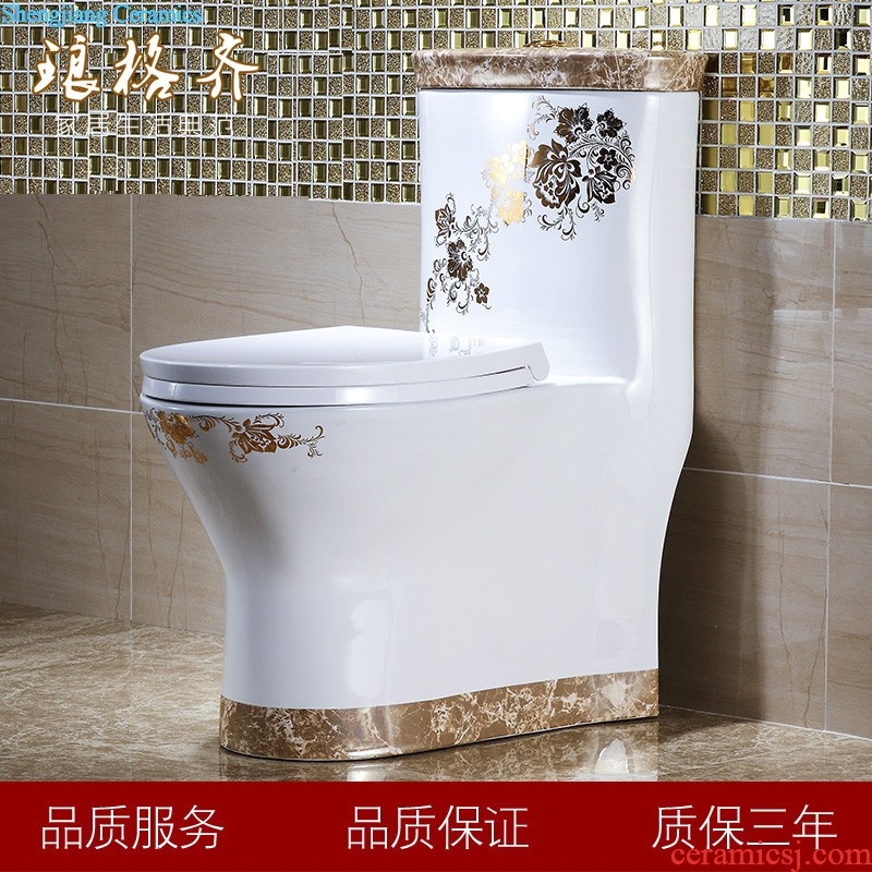 Post, neat square table miniascape, ceramic lavabo that defend bath lavatory basin art basin Golden feather room