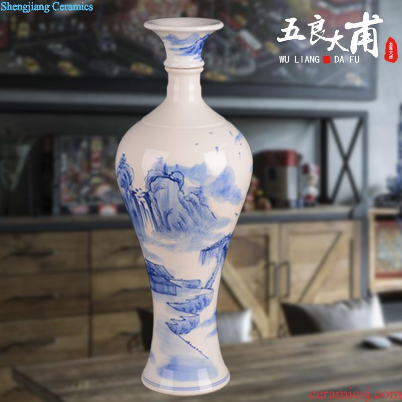 Jingdezhen antique bottles 5 jins of general loading blank bottle creative ceramic bottle of household ceramic seal pot