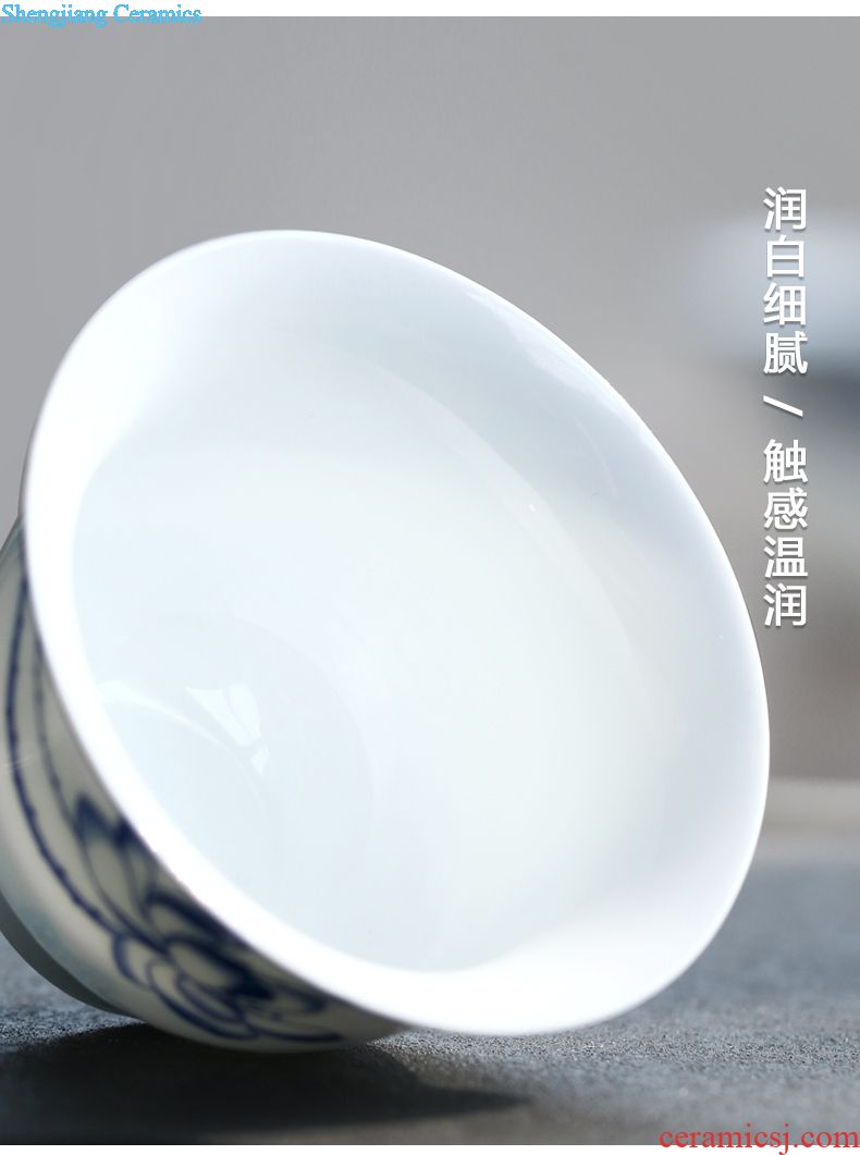 Drink to round celadon water tea tray dry plate tea sea ceramic pot of tea sets of kung fu tea tray