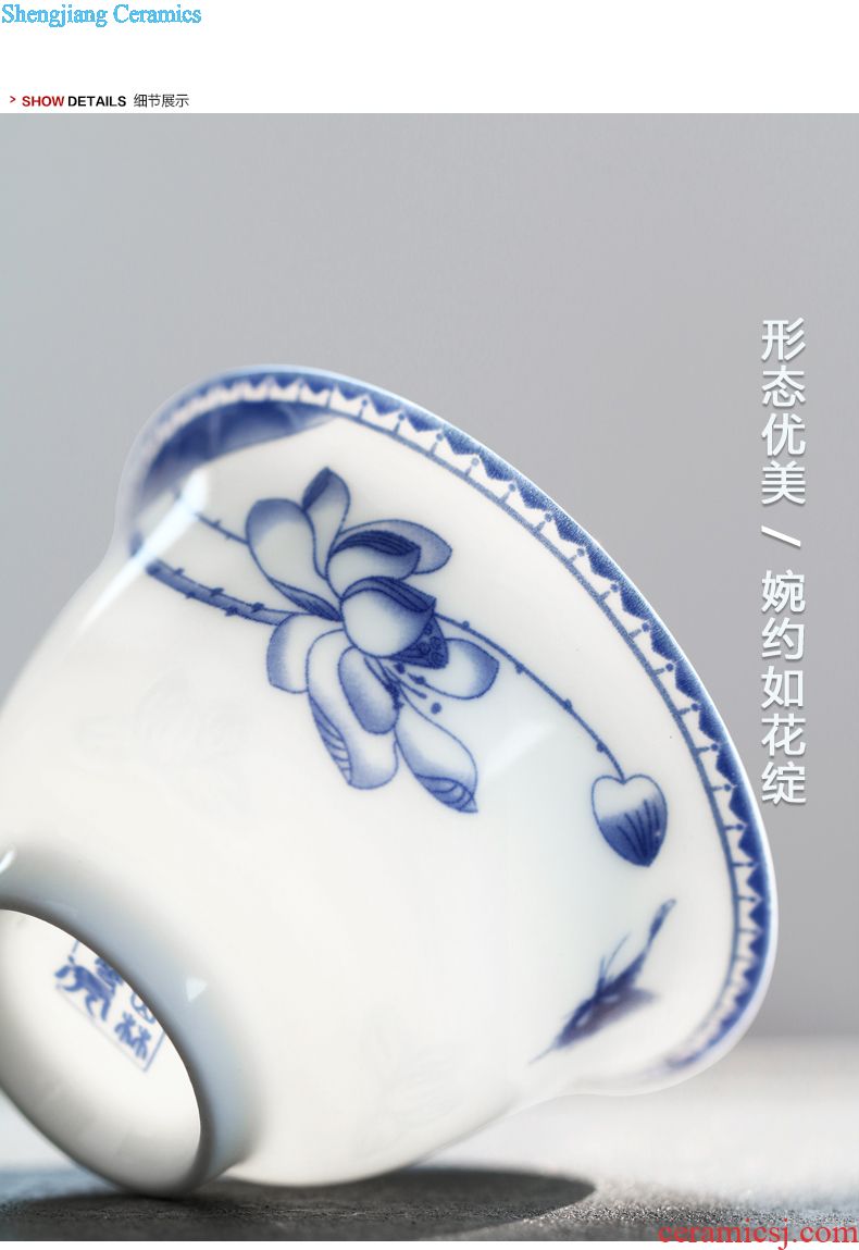 Drink to round celadon water tea tray dry plate tea sea ceramic pot of tea sets of kung fu tea tray