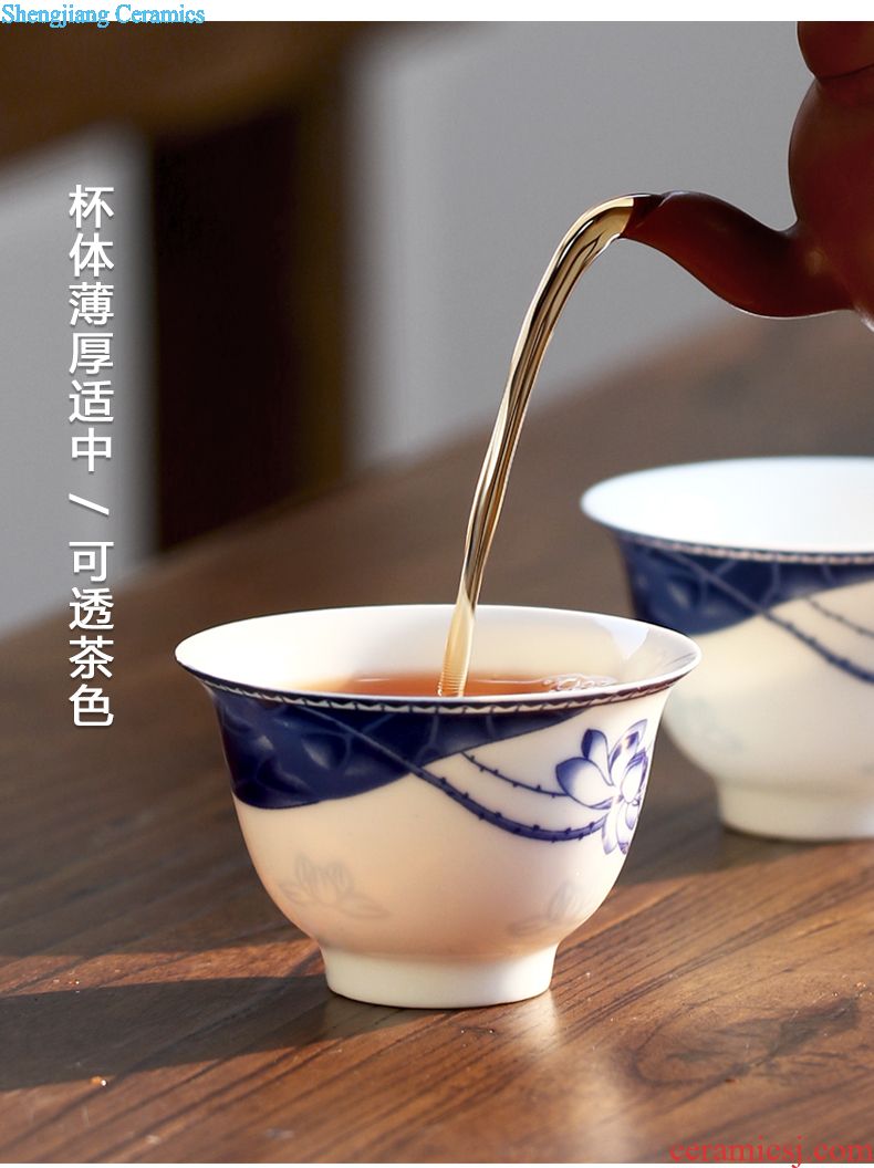 Drink to round celadon water tea tray dry plate tea sea ceramic pot of tea sets of kung fu tea tray