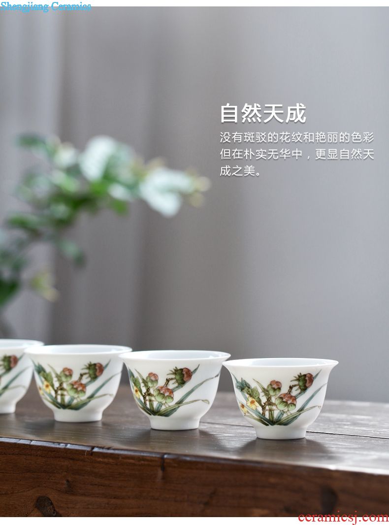 Drink to round celadon water tea tray dry plate tea sea ceramic pot of tea sets of kung fu tea tray