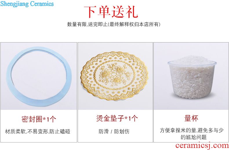 Jingdezhen ceramic porcelain bottle home 1 catty empty wine bottle liquor sealing decoration jars 2/3/5 jin wine