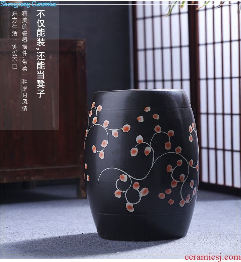 Jingdezhen ceramic porcelain bottle home 1 catty empty wine bottle liquor sealing decoration jars 2/3/5 jin wine