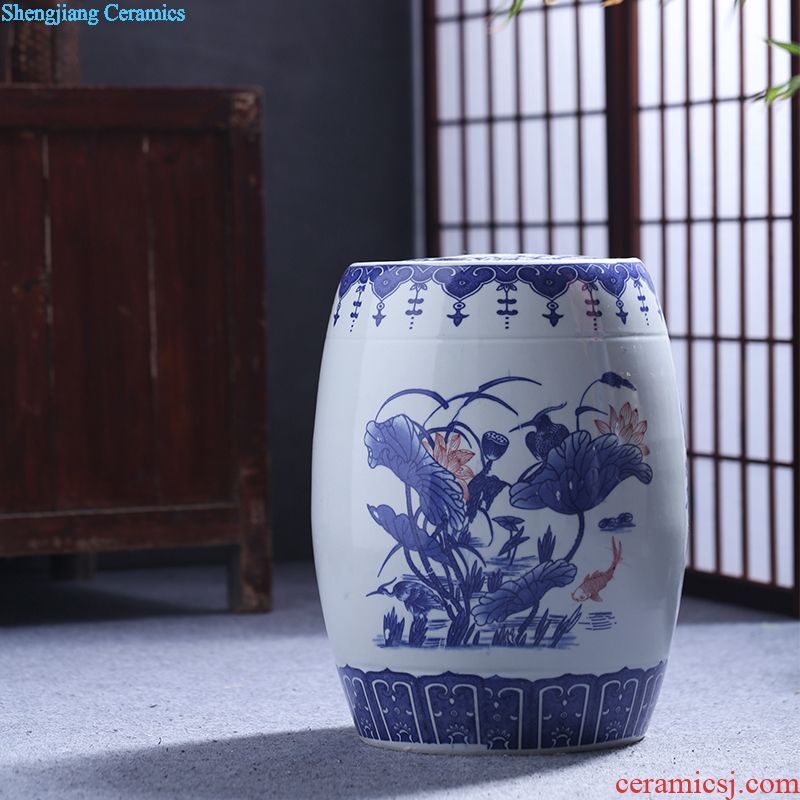 Jingdezhen ceramic porcelain bottle home 1 catty empty wine bottle liquor sealing decoration jars 2/3/5 jin wine