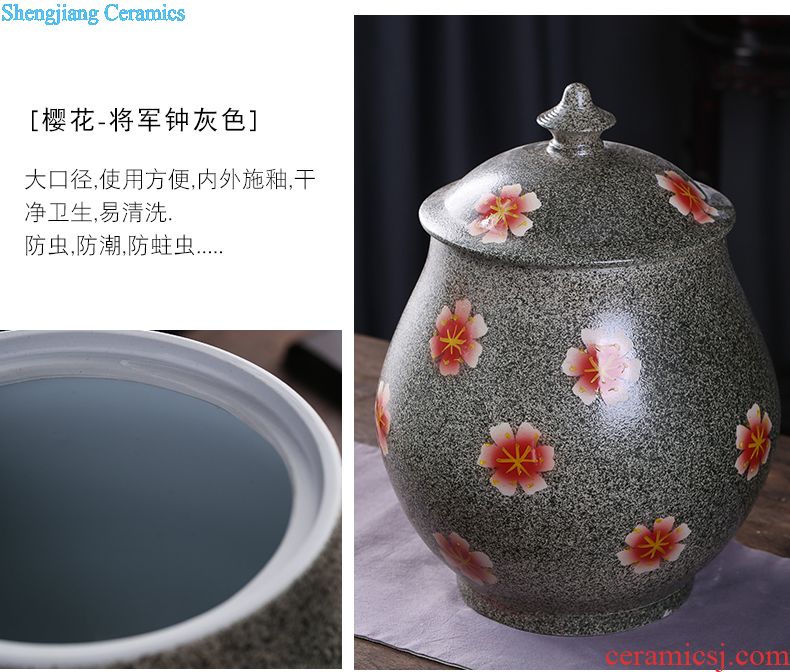 Pickle jar jingdezhen ceramic household small pickled pickles pickles seal storage tank sealing pickle jar