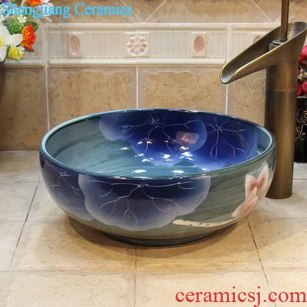 Jingdezhen ceramic wash basin stage basin art basin sink more than 30 cm size small