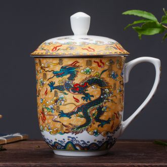 Jingdezhen ceramic 15 creative head set with Australian set phnom penh bone China coffee cups and saucers suit a gift box