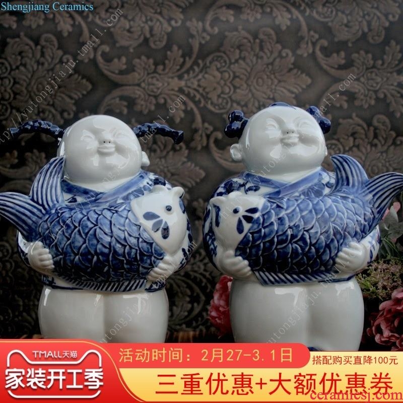 The rain tong household soft outfit home | jingdezhen ceramics single color glaze loess furnishing articles ceramic handmade porcelain decoration