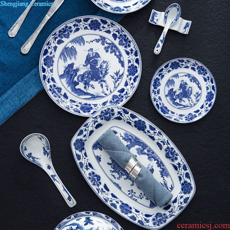 Far - jingdezhen porcelain and tea set tea to wash Hollow out kung fu tea set special lid bowl