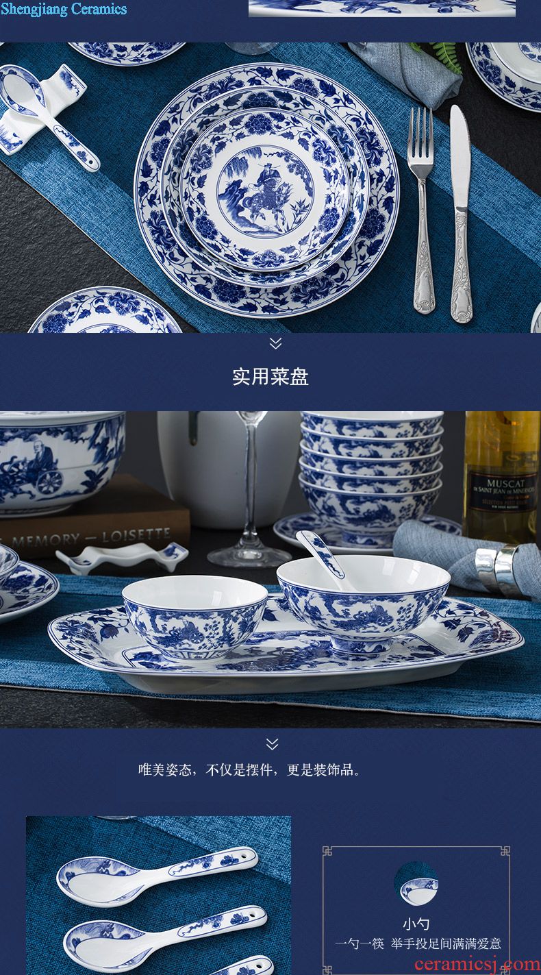 Far - jingdezhen porcelain and tea set tea to wash Hollow out kung fu tea set special lid bowl
