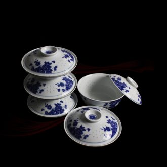 Classic 6 inch rainbow noodle bowl Glair bone bowls phnom penh large bowl of soup bowl gift set Jingdezhen porcelain bowl