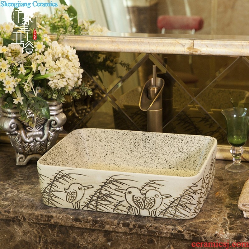 M beautiful antique art restoring ancient ways the sink on the ceramic bowl oval creative personality toilet washs a face