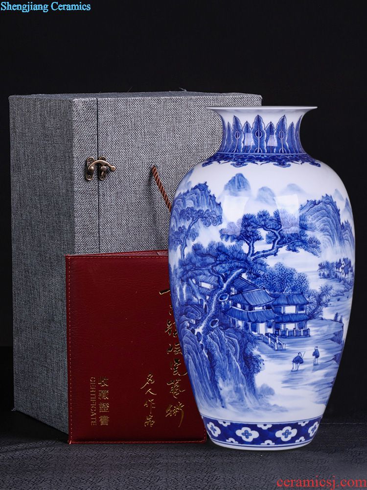 Jingdezhen ceramics archaize heavy pastel ears flower vases, table decorations garlic furnishing articles