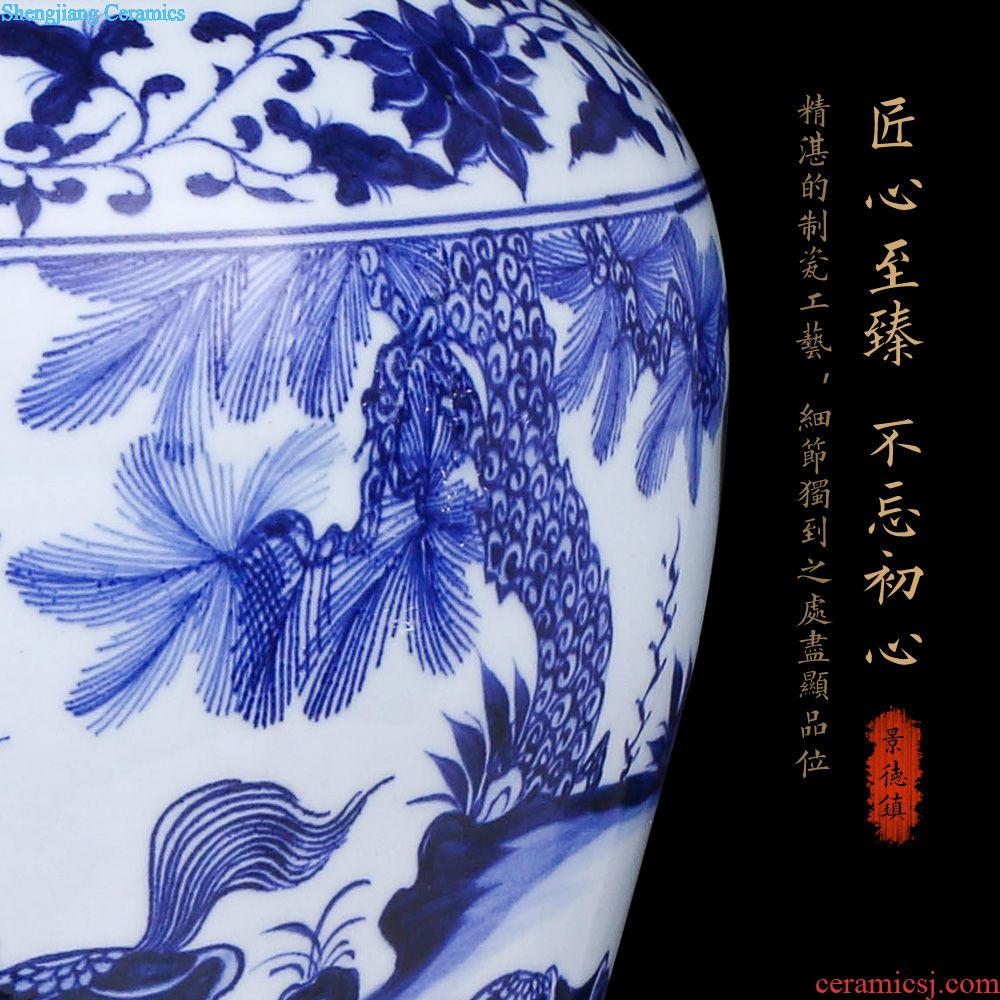 Jingdezhen ceramics furnishing articles imitation qing qianlong pastel flower successive grain gourd vases, Chinese style household decorations