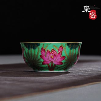 The single matching of the tea sets the cup, single no delivery! Jingdezhen ceramic kung fu small tea cups