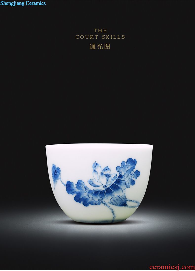 Jingdezhen hand-painted powder enamel vase furnishing articles flower arranging master porcelain ceramic vase sitting room adornment live long and prosper of the reward bottle